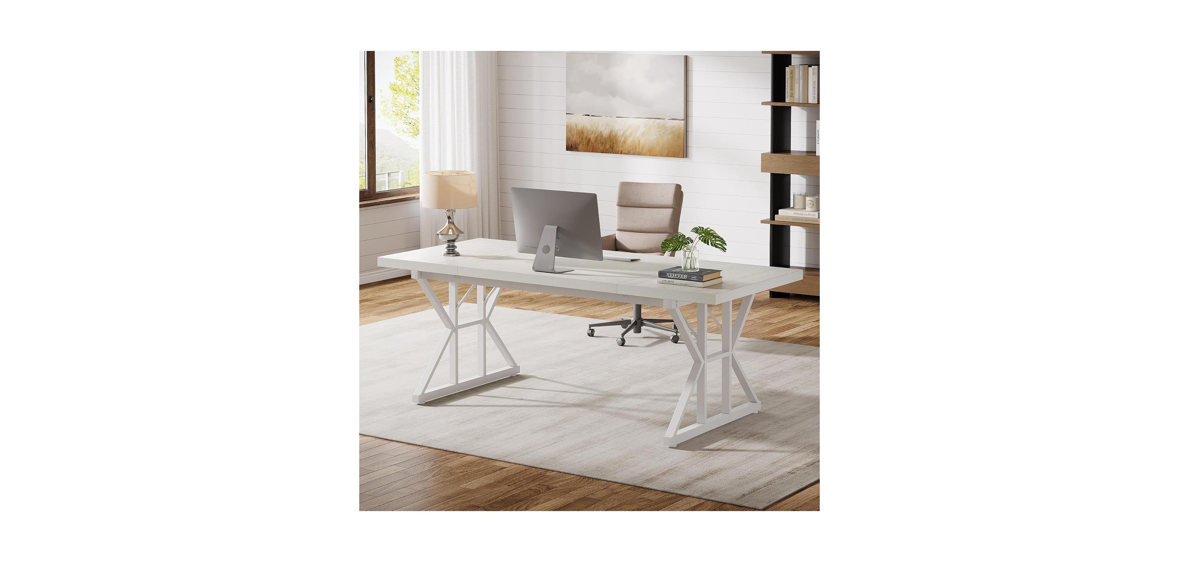 Tribesigns 70.86" Industrial Executive Desk