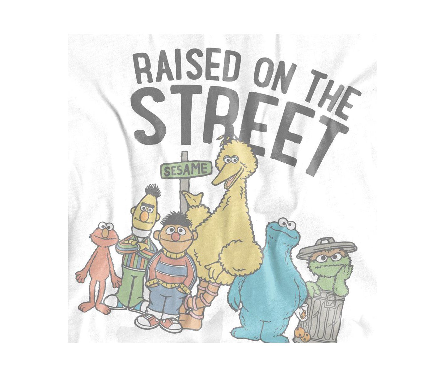 Мужская футболка Sesame Street The In My Hood, цвет: Белый — фото 3