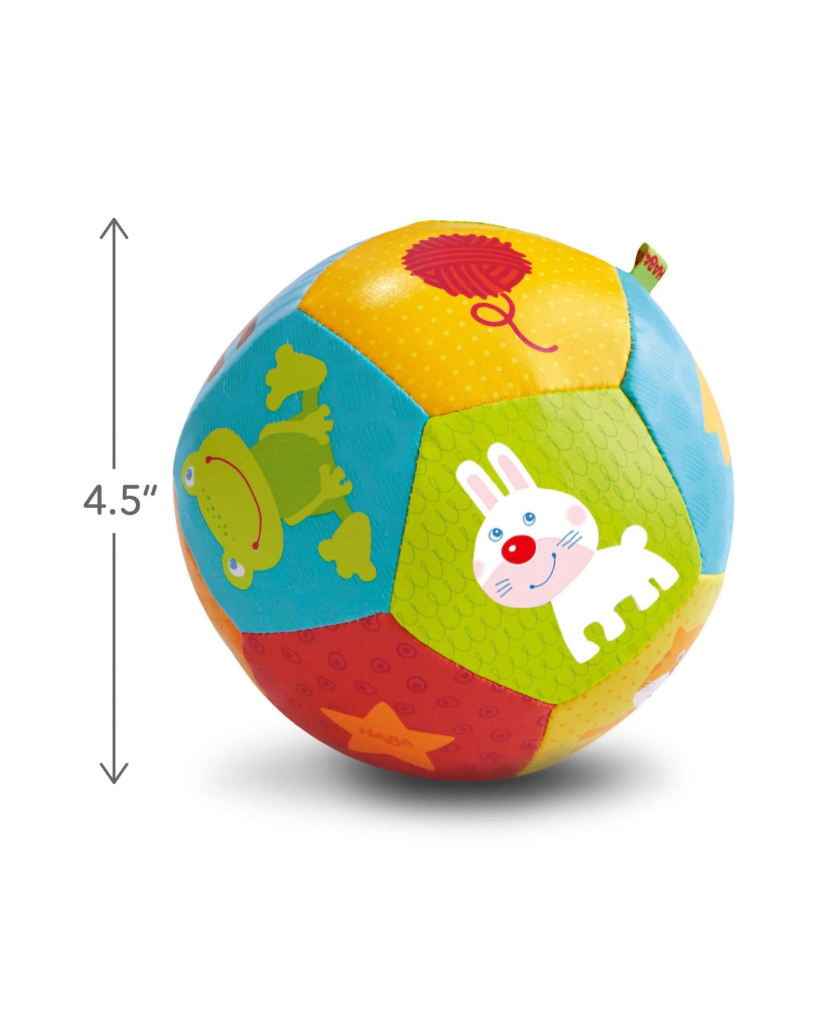 Haba Animal Friends Soft Sensory Tummy Time Baby Ball