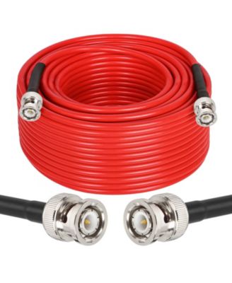 Low Loss 50 Ohm BNC Coaxial Cable Extension for RF Radio Antennas