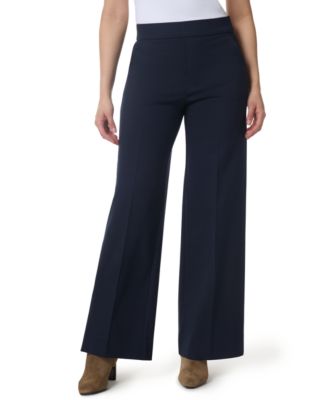 Women's High-Rise Wide-Leg Pull-On Trousers