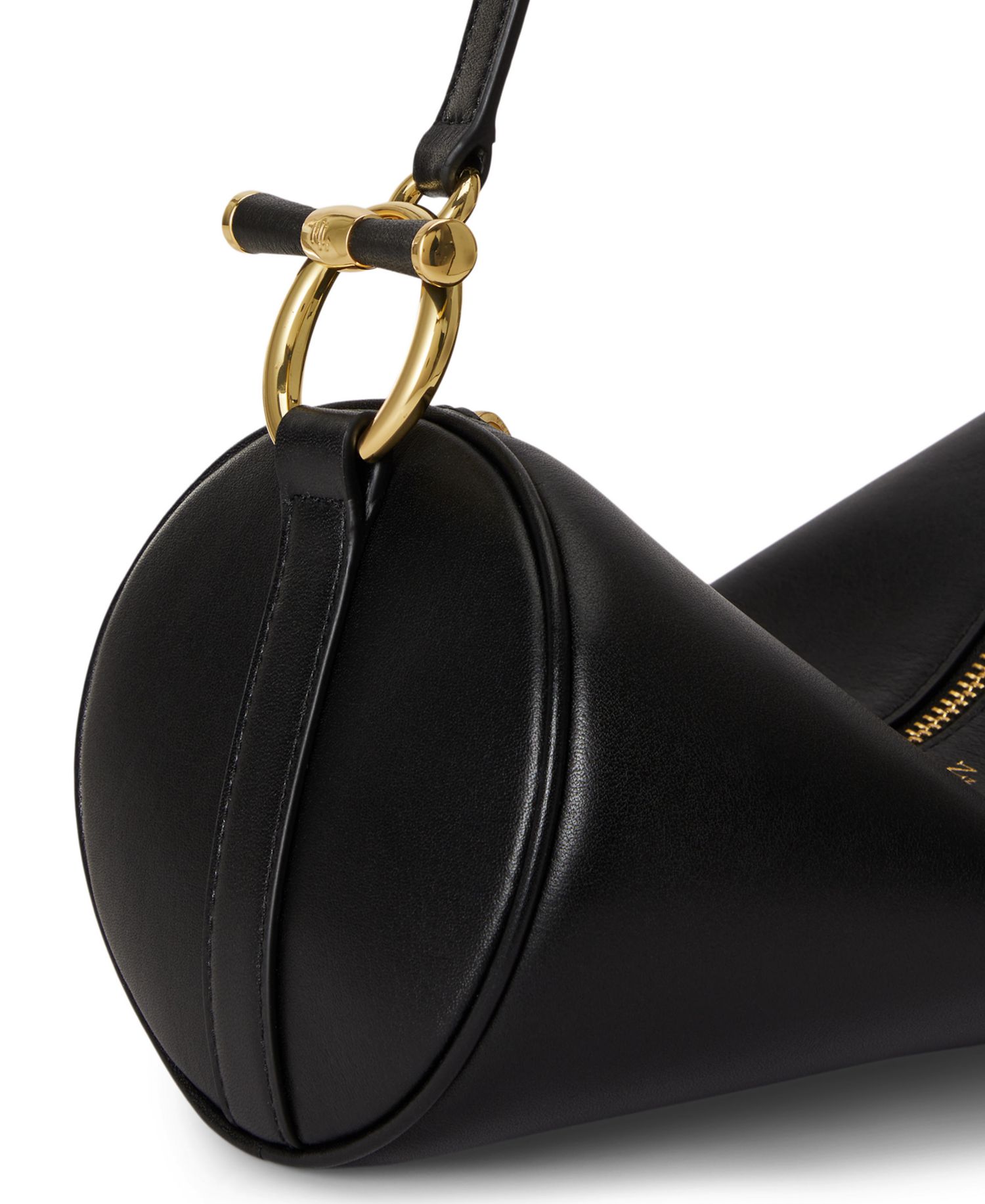 Blaike Leather Small Barrel Bag