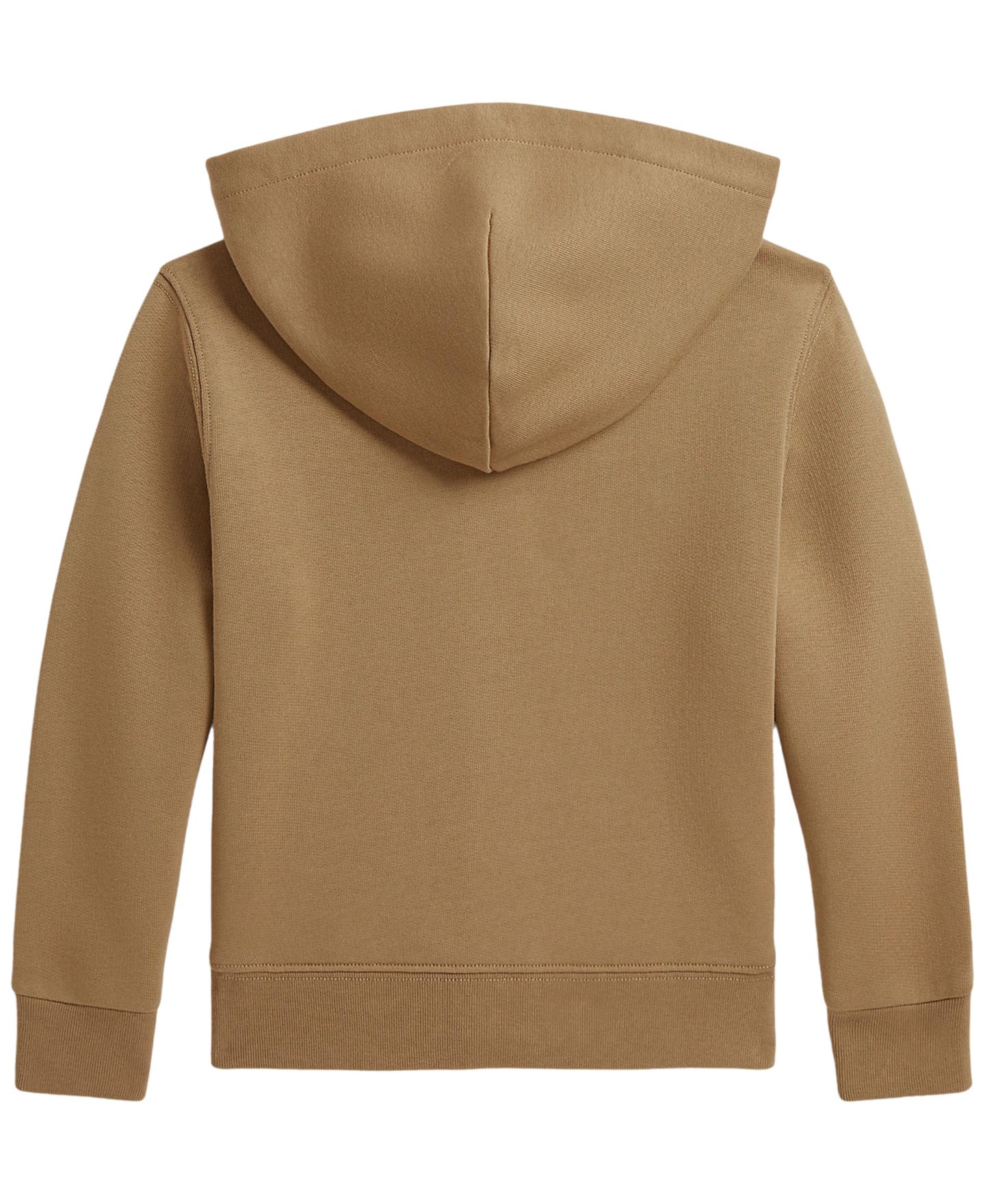 Худи Polo Ralph Lauren Logo Fleece Full-Zip для мальчиков, цвет: Верблюжий — фото 6