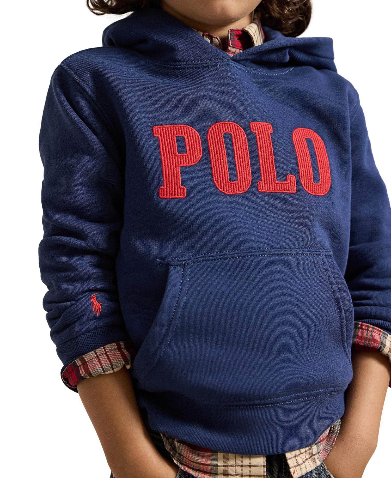 Boys' 2T-7 Logo Fleece Hoodie