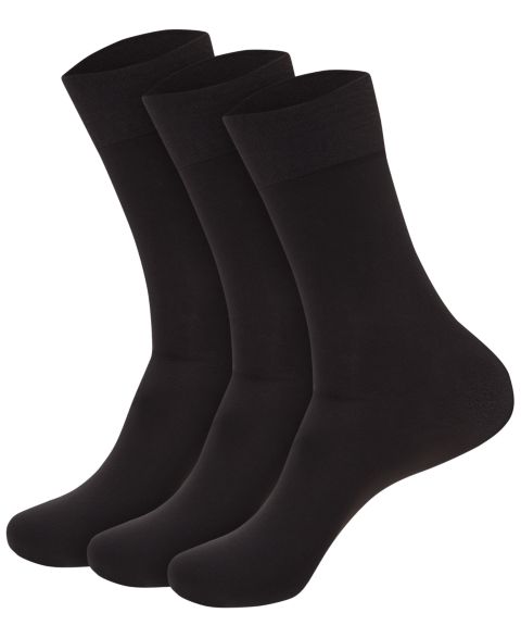 Носки Blend, хлопок, 3 шт. — Gold Toe, цвет: Чёрный