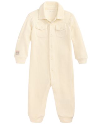 Baby Boys' Waffle-Knit Coverall