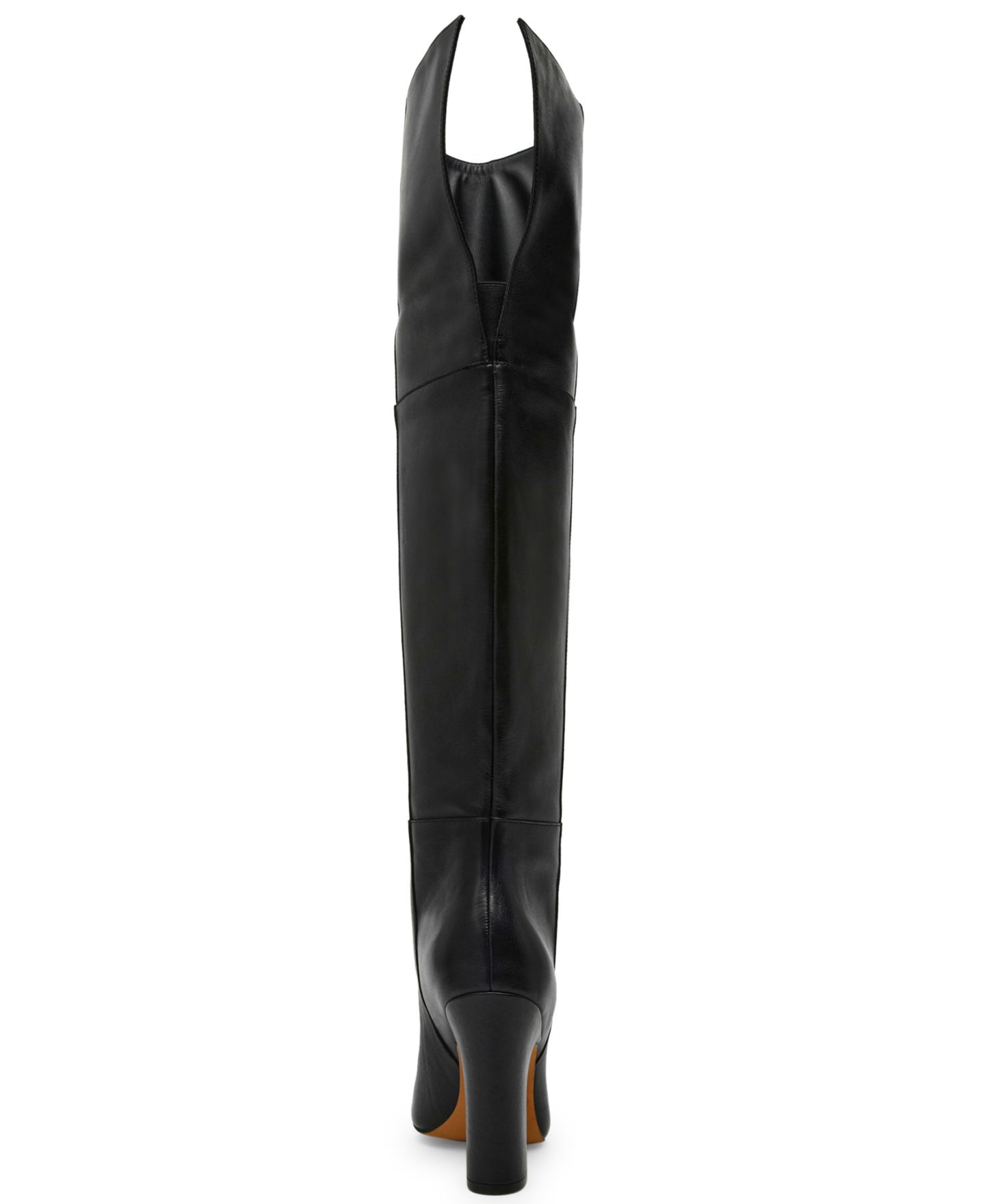 Женские ботинки Steve Madden Foretold Block Heel Over-the-Knee Dress Boots, цвет: Чёрный — фото 3