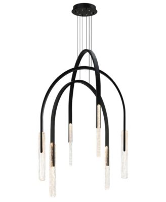 Curva 38" Metal Chandelier