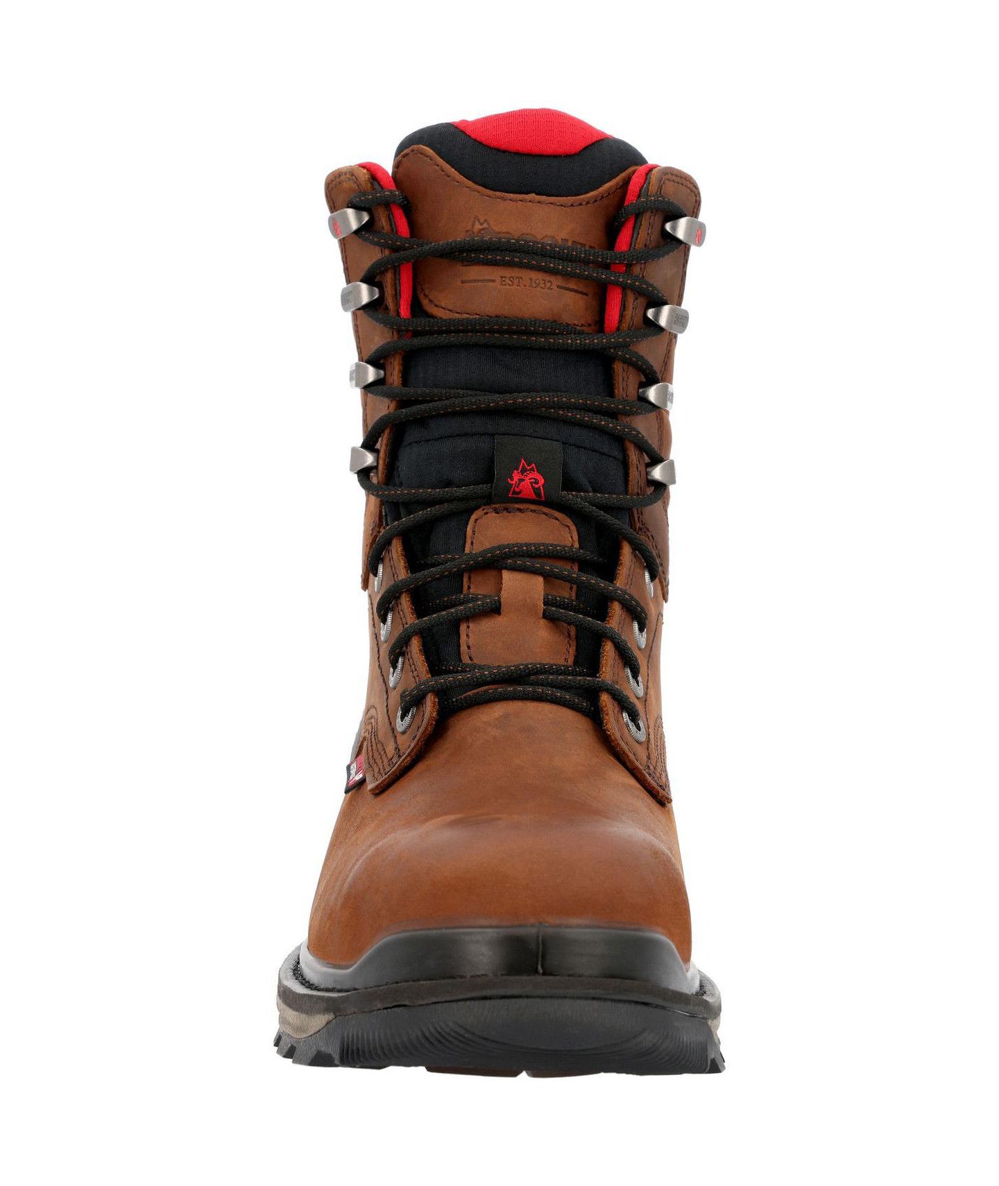 Мужские ботинки ROCKY Rams Horn Waterproof Composite Toe Work Boot, цвет: Коричневый — фото 4