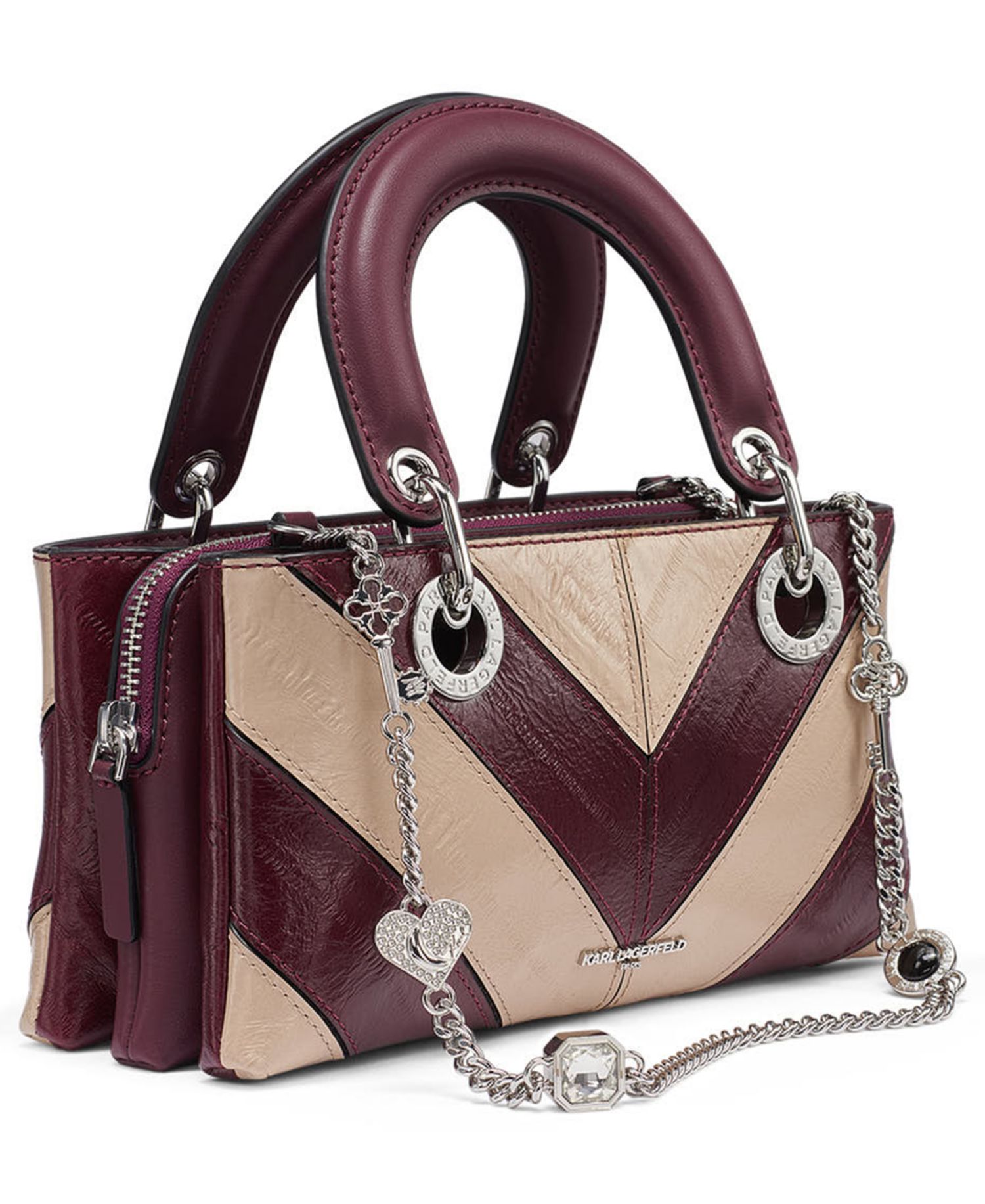 Benoite Small Leather Satchel Handbag