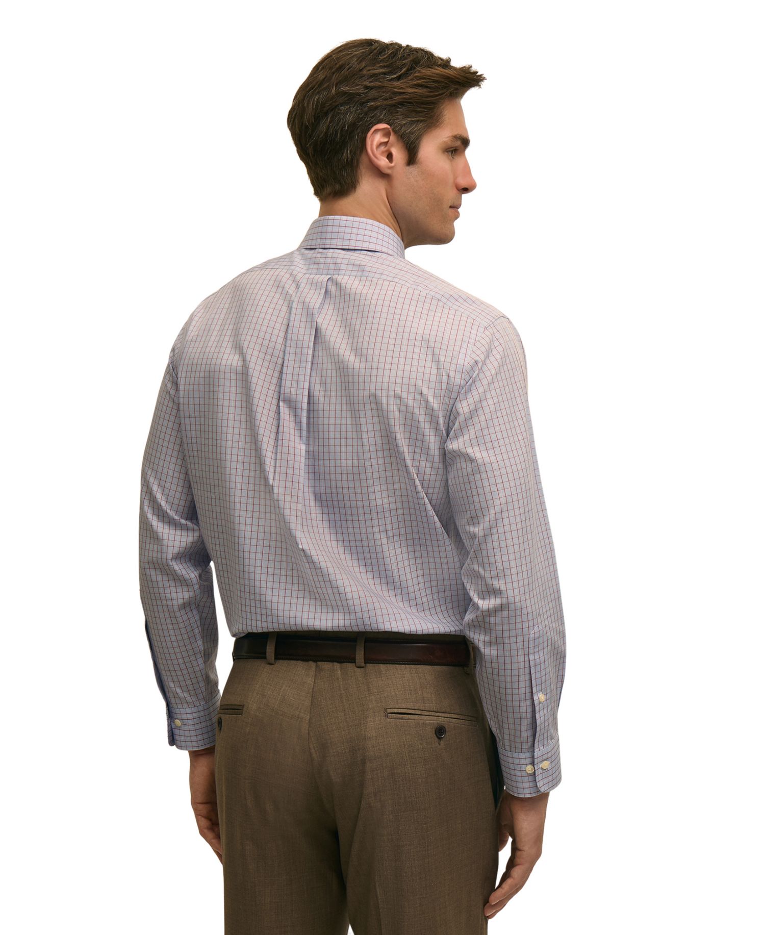 Men's Spread Collar Dress Shirt