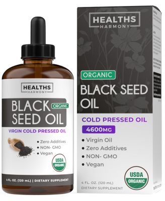 Seed Oil Liquid, Cold-Pressed Nigella Sativa Seed Oil, 8 fl oz