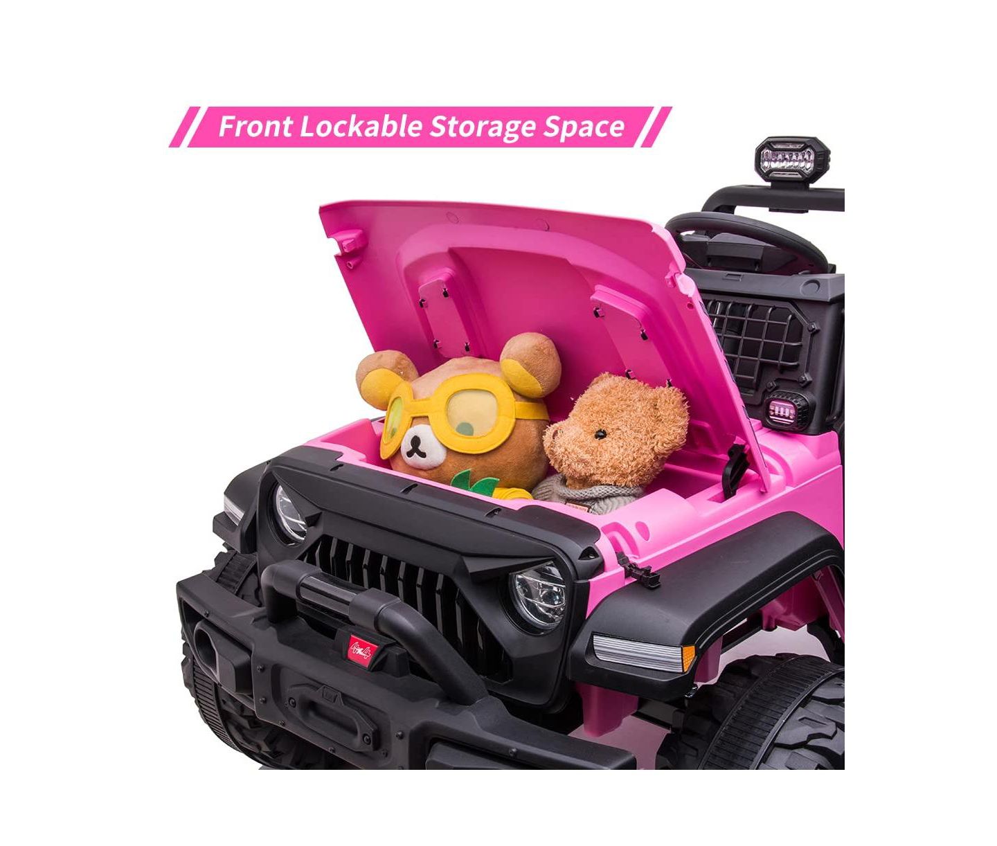 Детская игрушка homfan 2-Seat Kids Ride-On Electric Truck with Remote Control, 3–8 лет — фото 3
