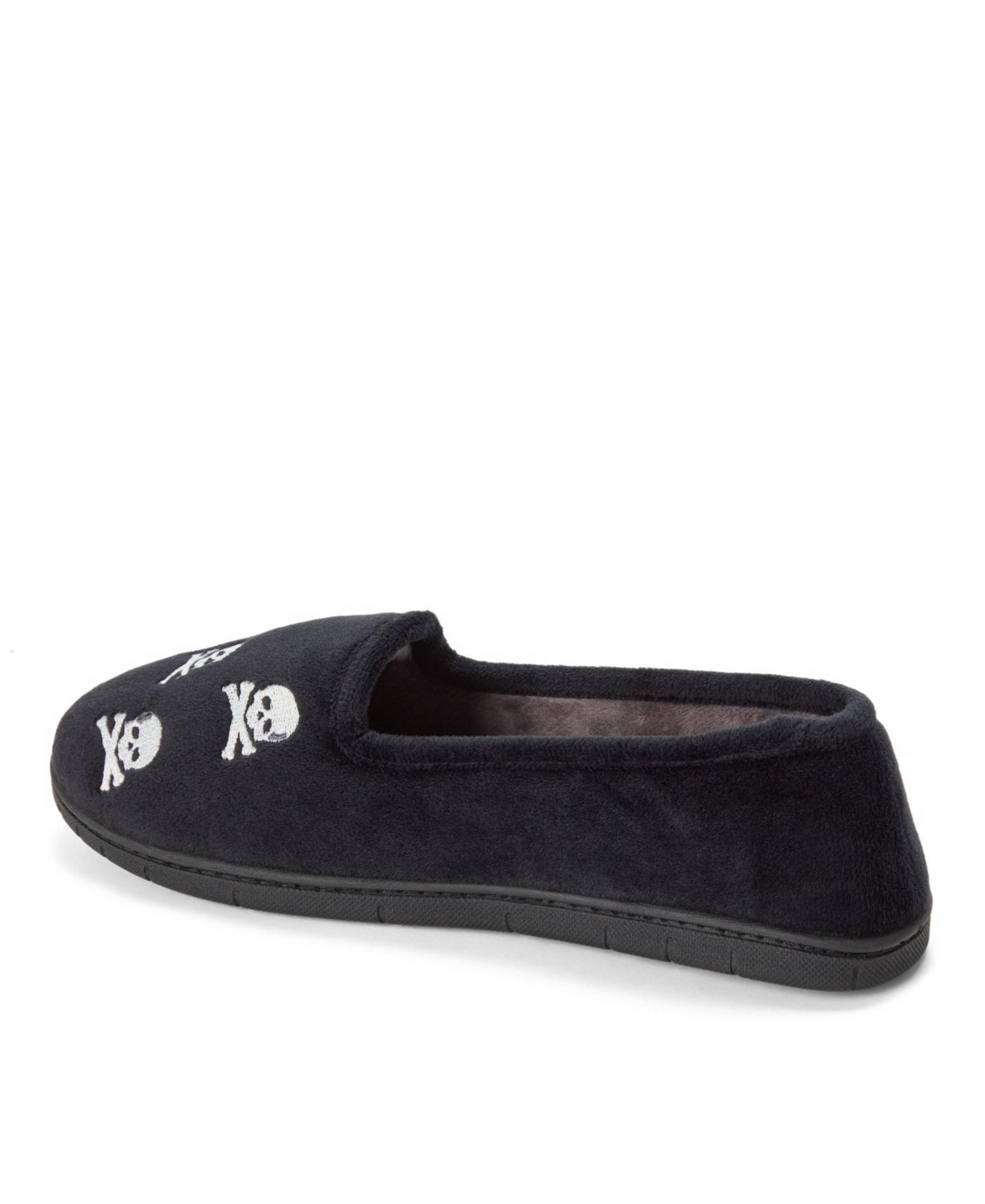 Женские тапочки Dearfoams Halloween Velour Closed Back Slippers, цвет: Чёрный — фото 6