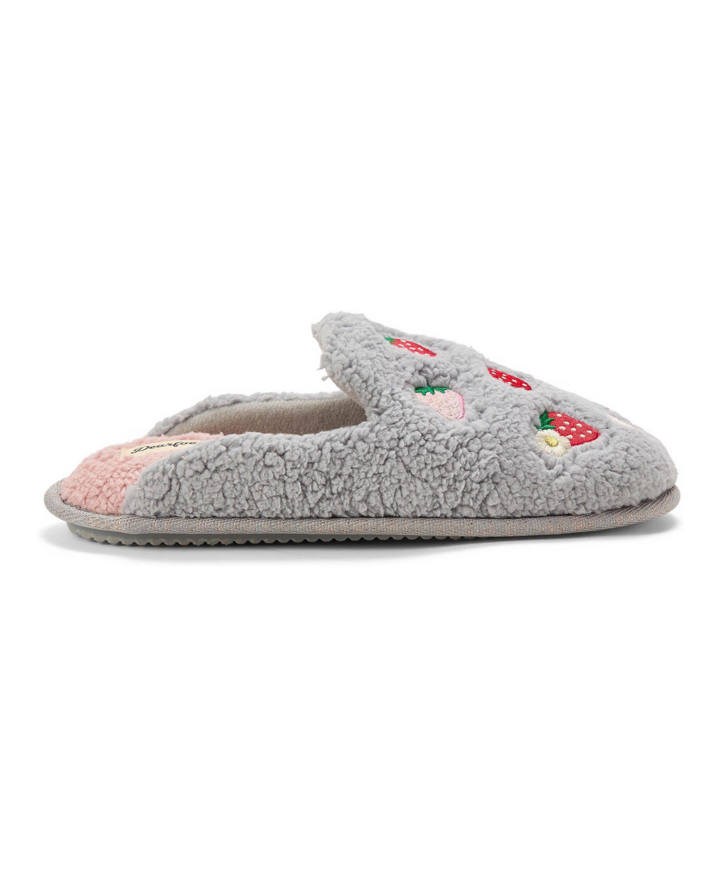 Женские тапочки Dearfoams Teddy Scuff Slipper, цвет: Серый — фото 2
