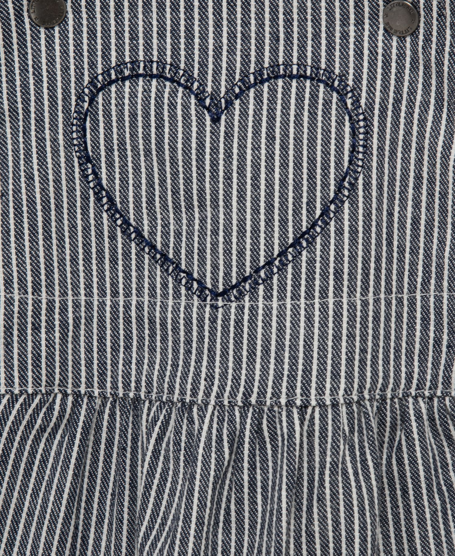 Baby Girls' Heart Top and Overall, 2-Piece set