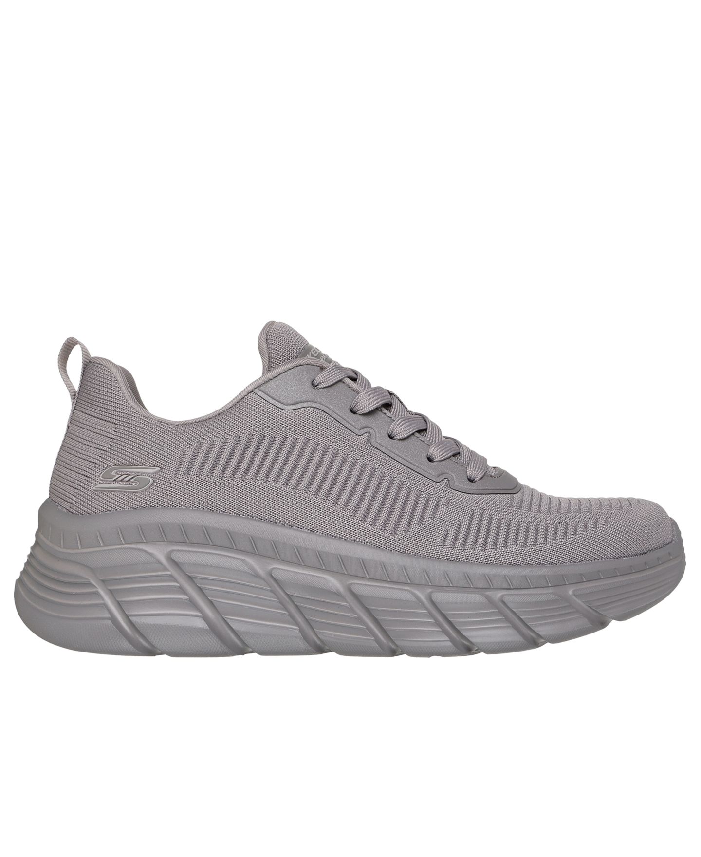 Женские кроссовки Skechers Bobs Sport B Flex Hi Casual Wedge, цвет: Тёмный серый — фото 2