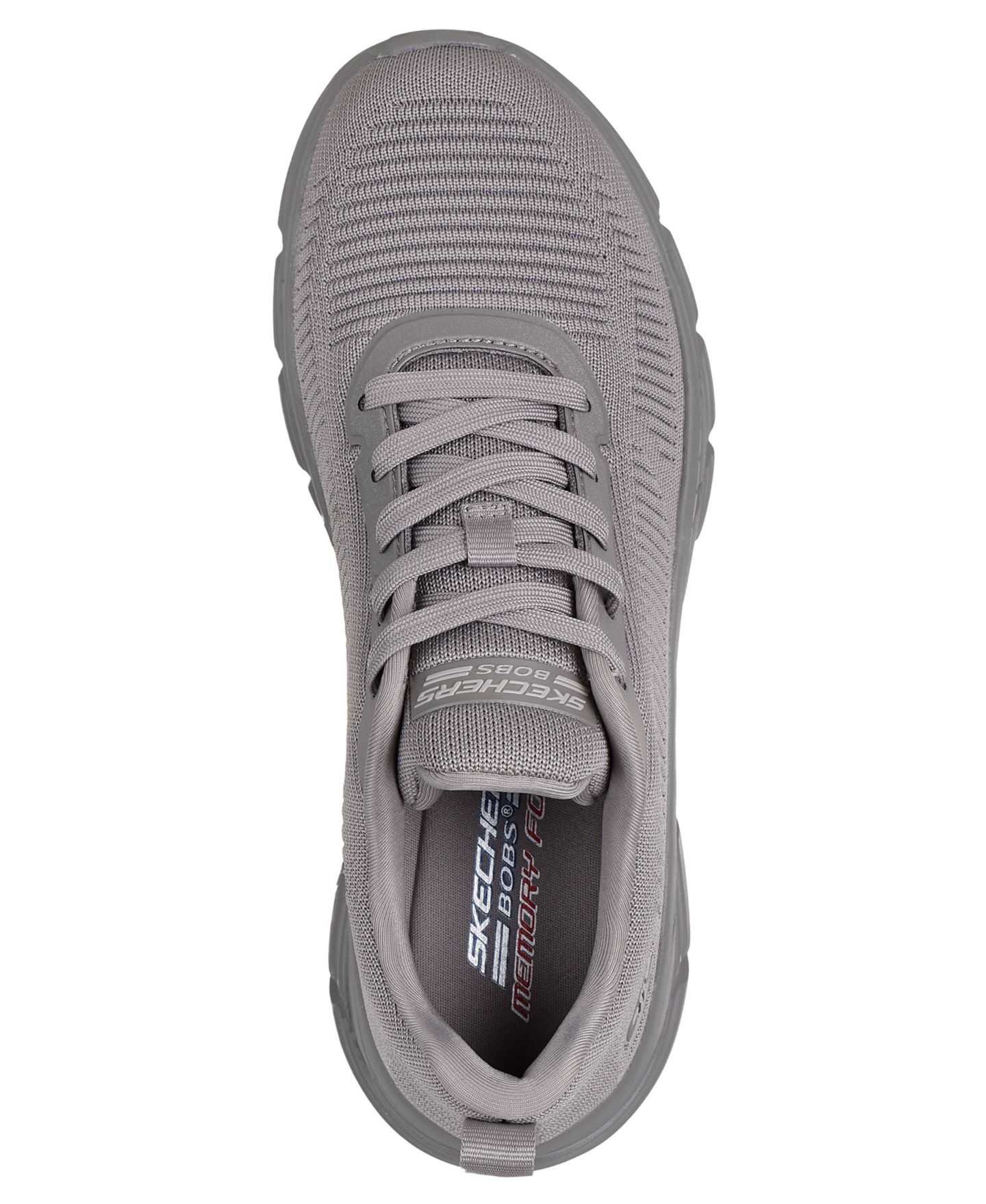 Женские кроссовки Skechers Bobs Sport B Flex Hi Casual Wedge, цвет: Тёмный серый — фото 5