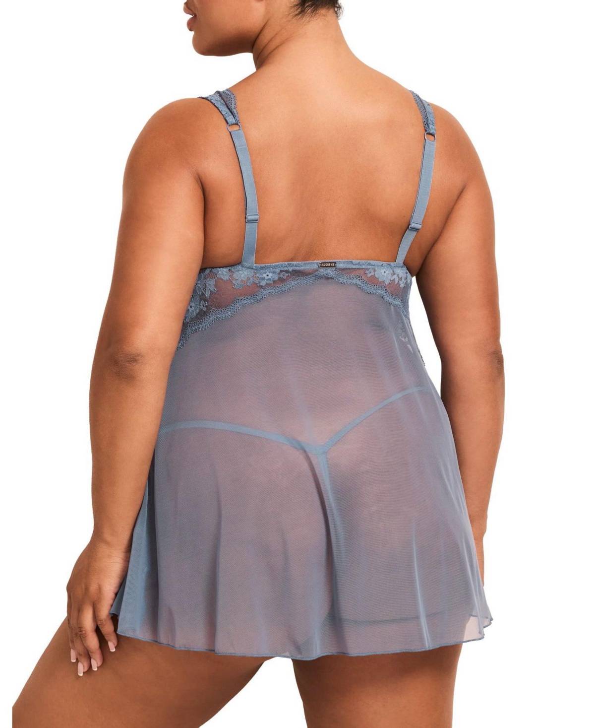 Adore Me Plus Nedda Babydoll Lingerie