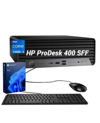 ProDesk 400 Business SFF Desktop, Intel Core i5-14500, Intel UHD Graphics, 8GB DDR5, 512GB SSD, Wi-Fi 5, Windows 11 Pro, Black