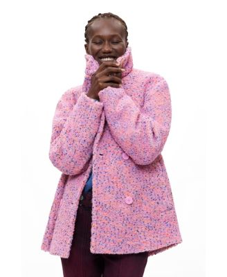 Women's Short coat with wool