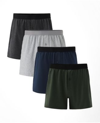 Men's Everyday Knit Boxer 4-Pack Made With Organic Cotton