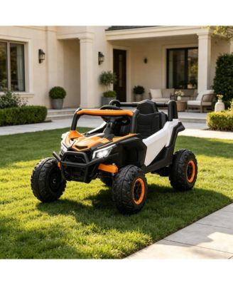 12V Dual-Motor Remote-Control Off-Road Ride-On UTV, 66 lb. Capacity, Ages 3-6