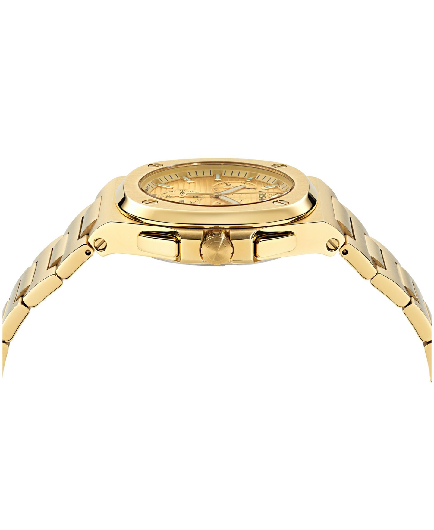 Мужские часы Versace Tolomeo Chrono Silver Stainless Steel Bracelet Watch 40x49mm — фото 2