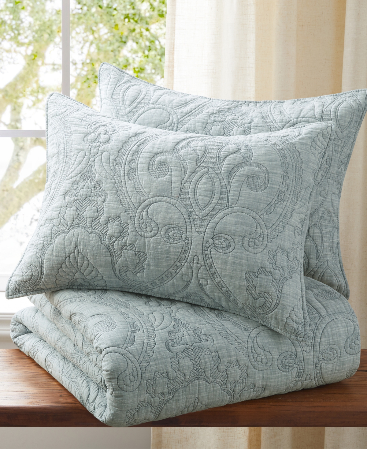 Levtex Home Helena Textured 3-Pc. Quilt Set