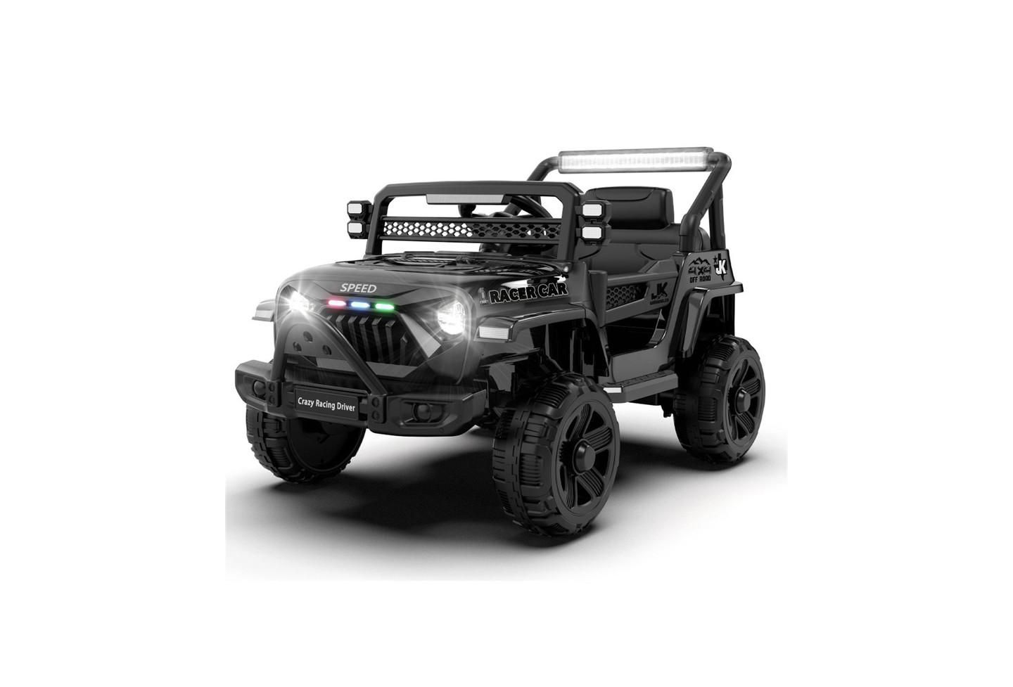 Детская игрушка YOBTOP 12V Kids Ride-On Electric Truck with Parental Remote Control, Ages 1+, цвет: Чёрный — фото 1