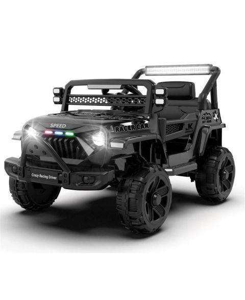 Детская игрушка YOBTOP 12V Kids Ride-On Electric Truck with Parental Remote Control, Ages 1+, цвет: Чёрный