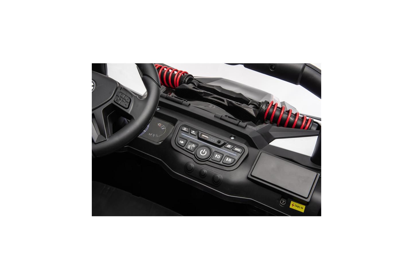 Детская игрушка YOBTOP 12V 7Ah Remote-Control Two-Mode Kids Electric UTV Ride-On Car, от 3 лет, цвет: Чёрный, вариант 1 — фото 6