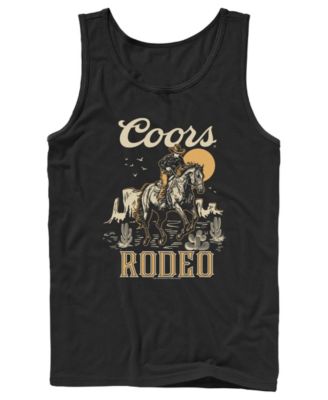 Men's Coors Rodeo Cowboy Western Graphic Tank Top