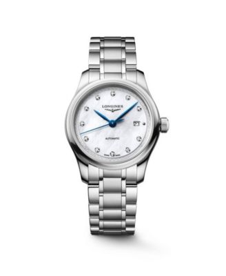 Women's Master Collection Silver Stainless Steel Strap Watch 30mm