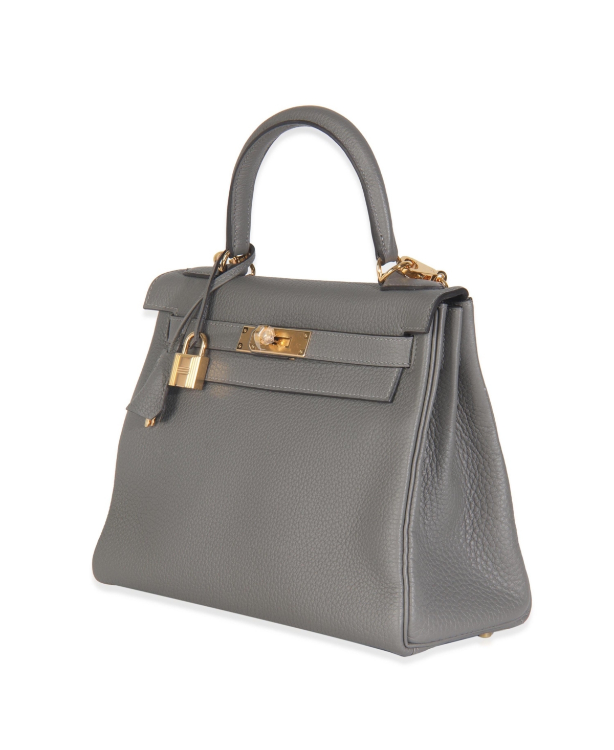 Pre-Owned HERMES Etain Clemence Retourne Kelly 28 Ghw