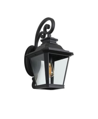 21" Farmhouse Outdoor Wall Lantern Light, Aluminum Waterproof Porch Sconce