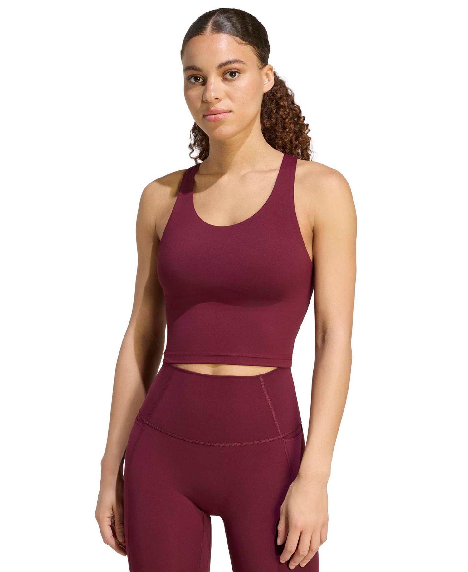 Women's Low-Impact Cropped Scoop Neck Tank