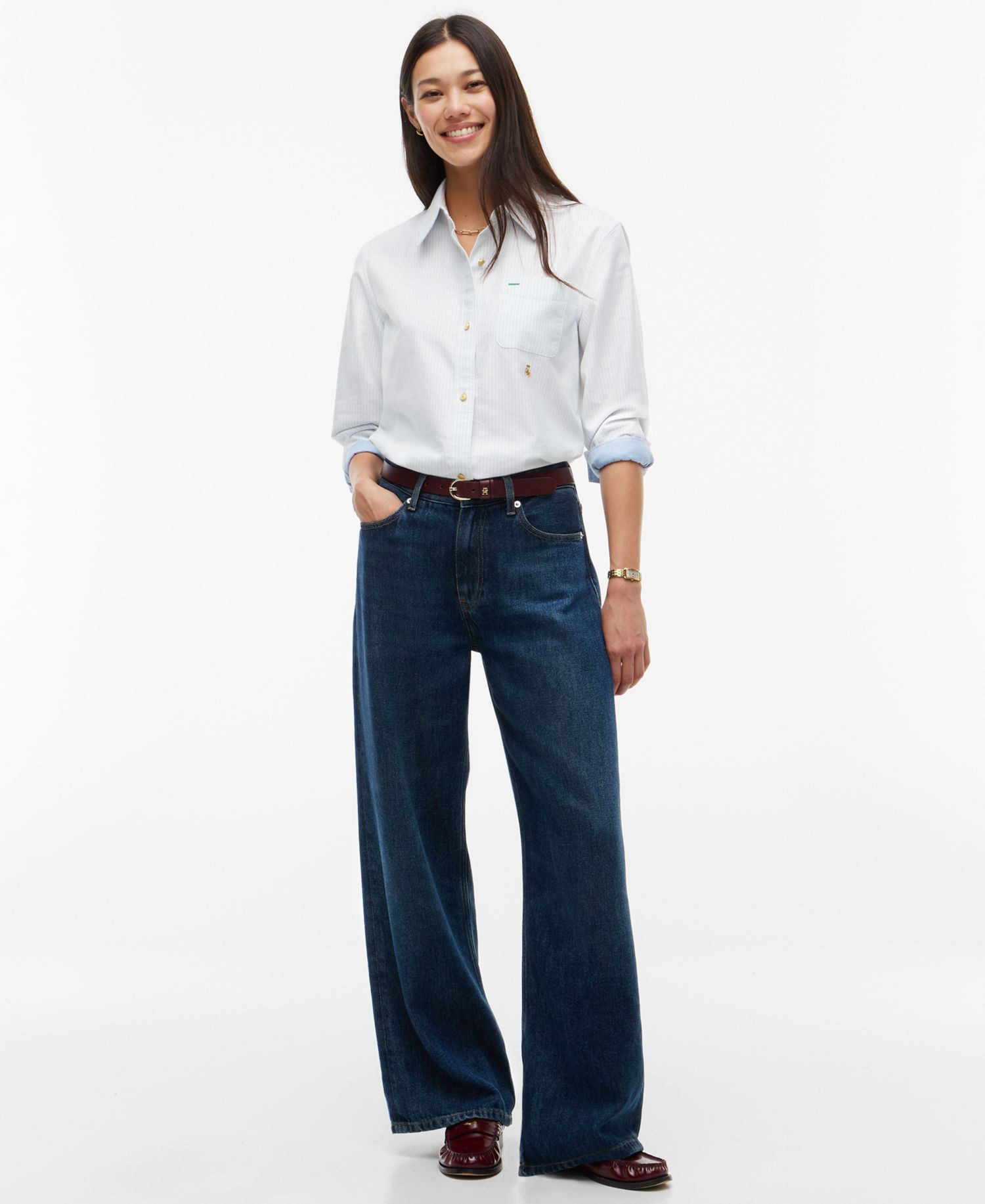 Women's American Icons Ithaca Long-Sleeve Oxford Shirt