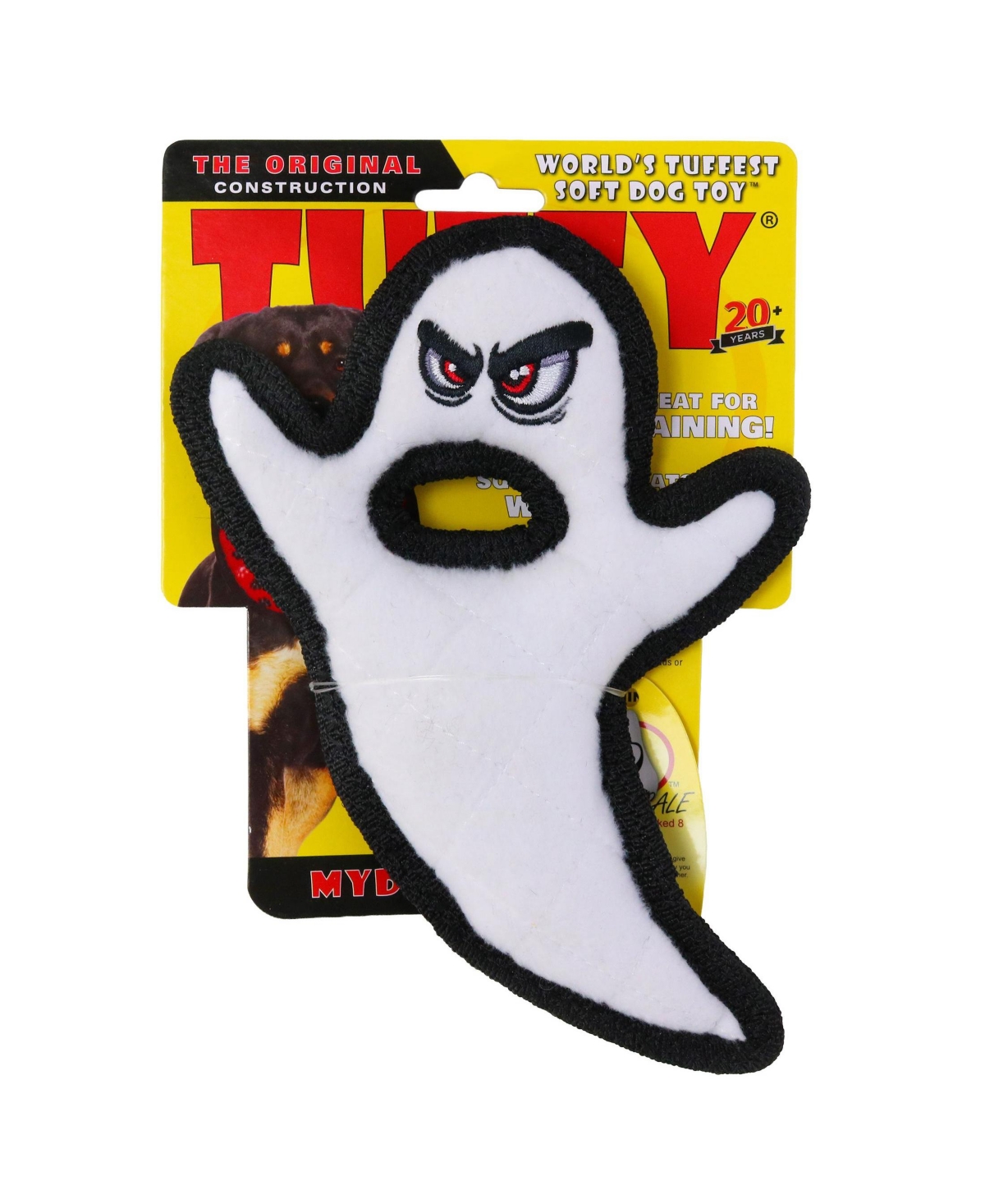 Tuffy Holiday Ghost Tug, 2 Pack Halloween Dog Toy