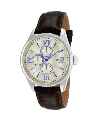S.Coifman Men's Heritage Chronograph Dial Stainless Steel Bracelet Watch