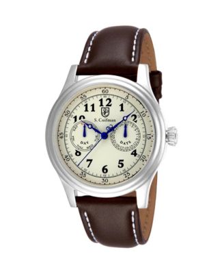 S.Coifman Men's Heritage Chronograph Dial Stainless Steel Bracelet Watch