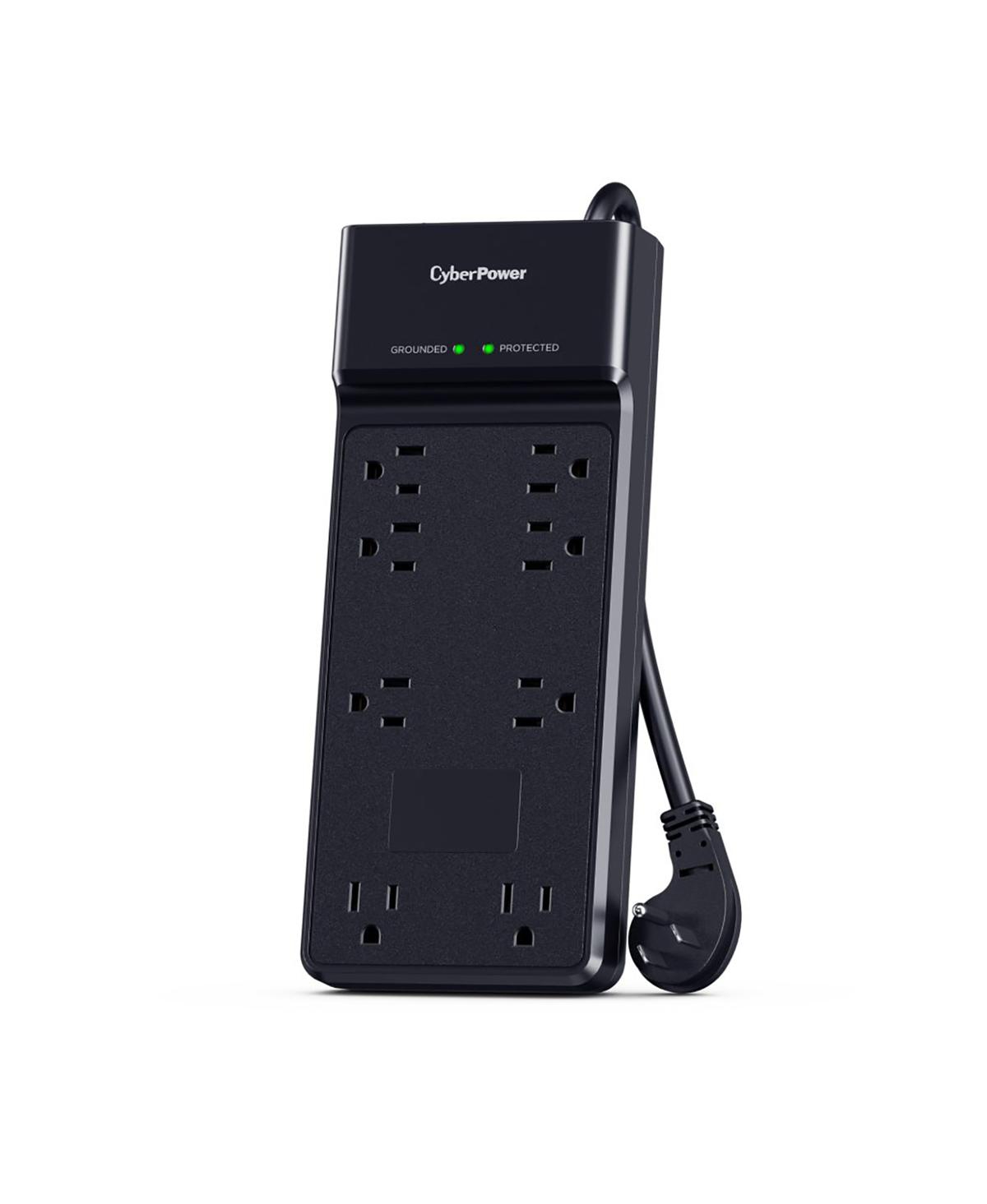 CyberPower CSB806R1 8-Outlet Surge Protector with 6' Power Cord, Compatible with Standard Wall Outlets