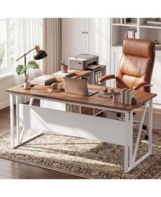 63" L-Shaped Desk with Mobile File Cabinet