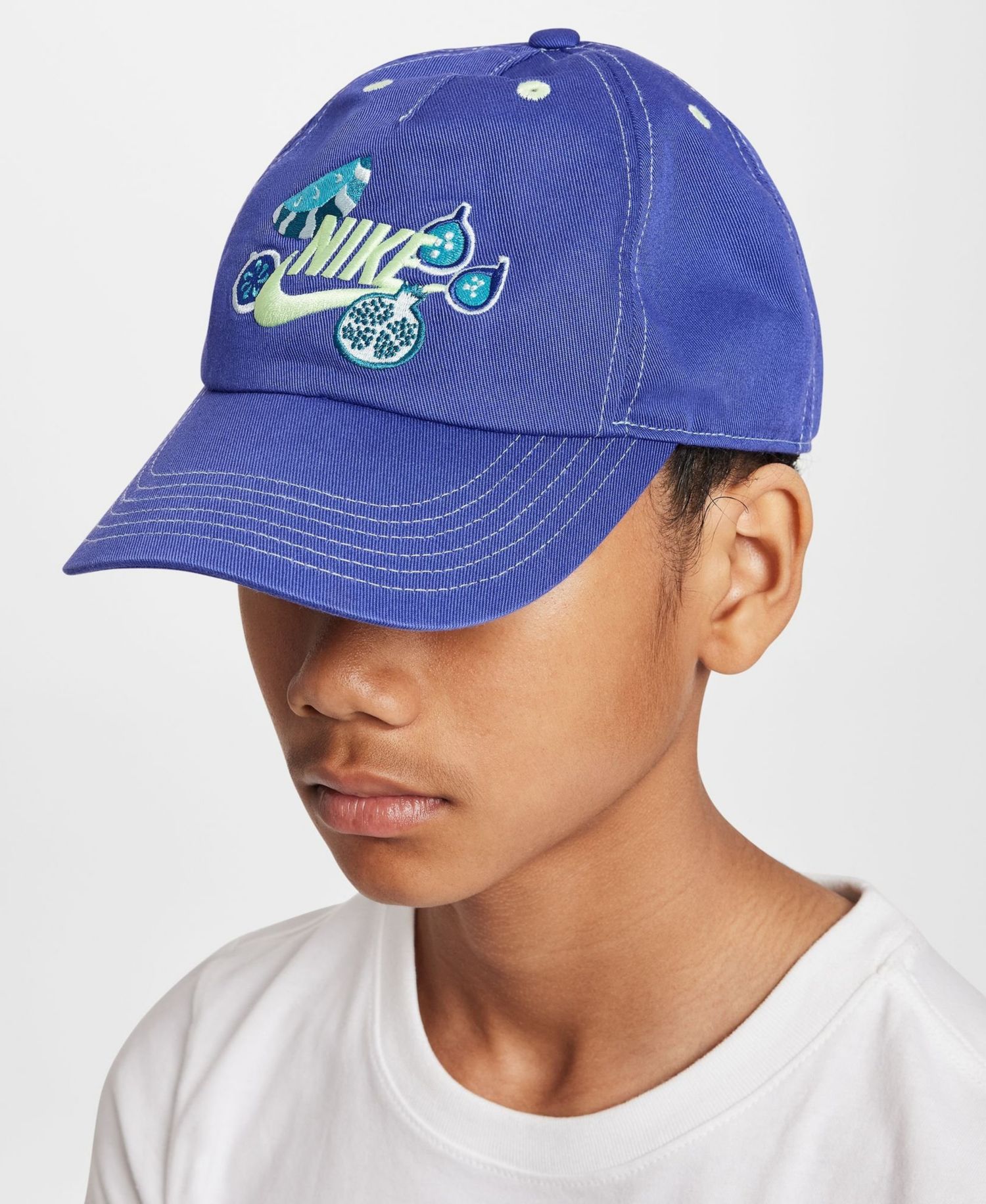 Big Boys and Girls Blue Fruit Club Adjustable Hat