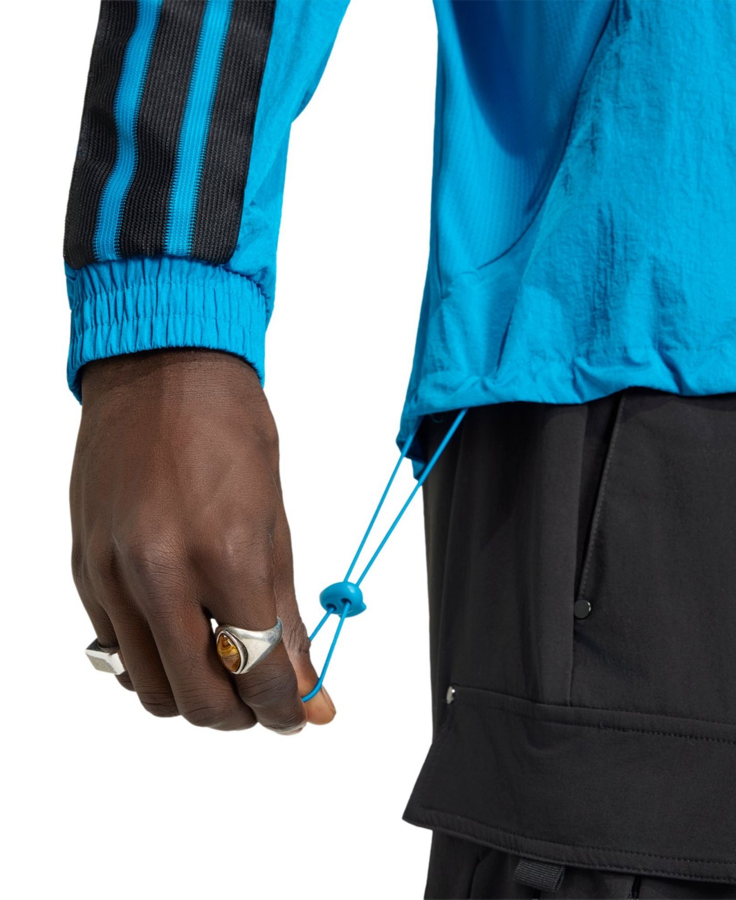 Мужская куртка adidas Blue Charlotte FC 2026 Anthem Raglan Full-zip — фото 5