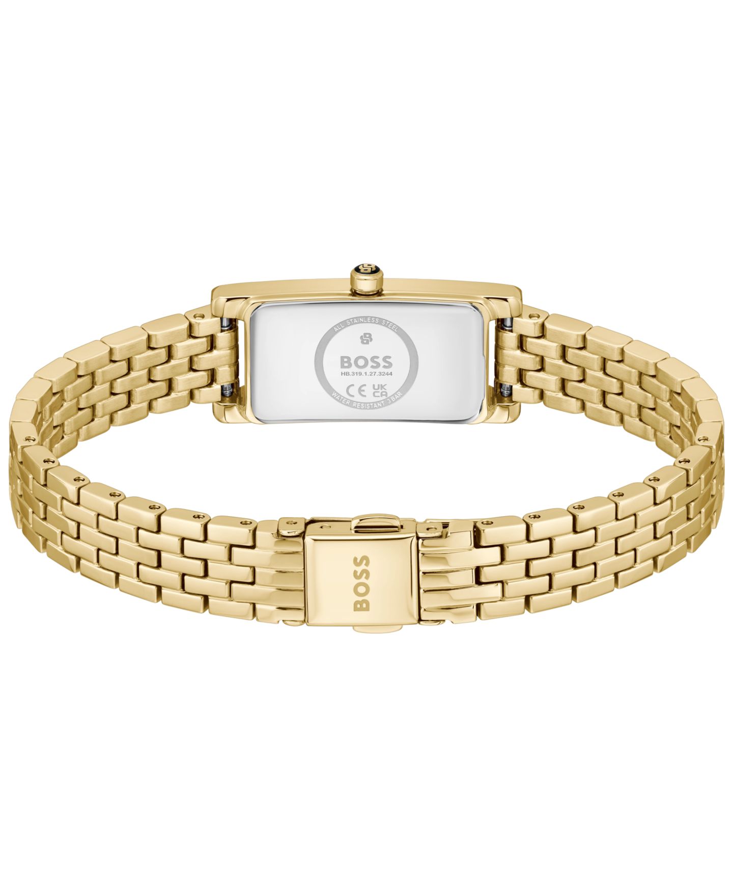 Женские часы Hugo Boss Lucy Quartz Ionic Plated Thin Gold Steel Watch 15mm — фото 3