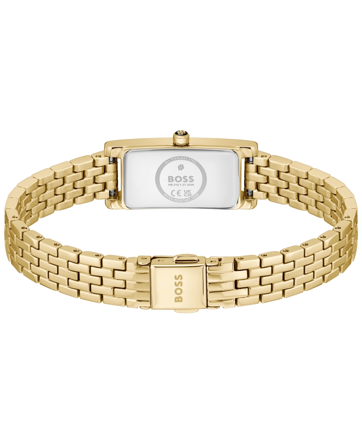 Hugo Boss Women's Lucy Quartz Ionic Plated Thin Gold Steel Watch 15mm