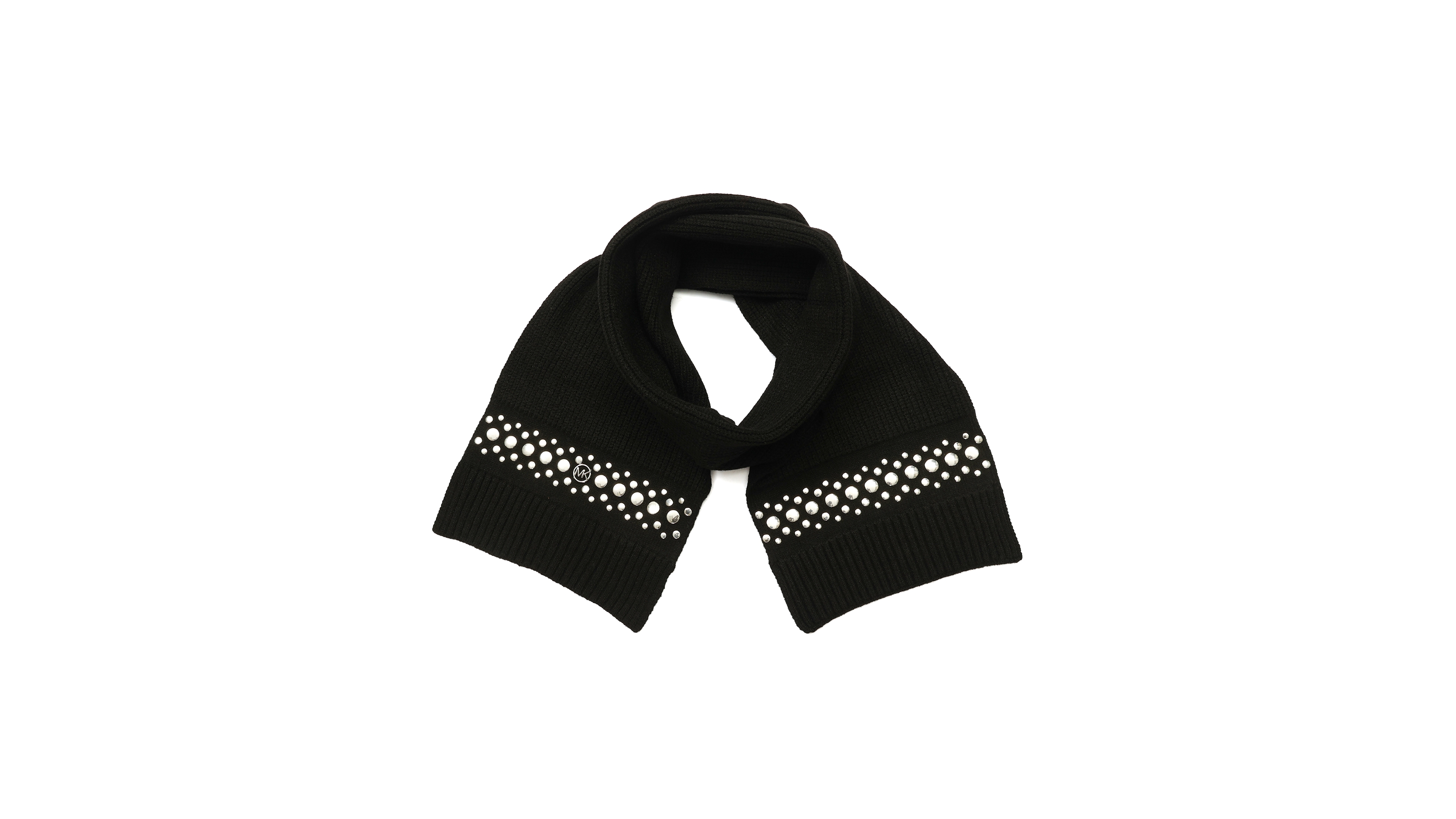 Michael Kors Scattered Stud Knit Scarf