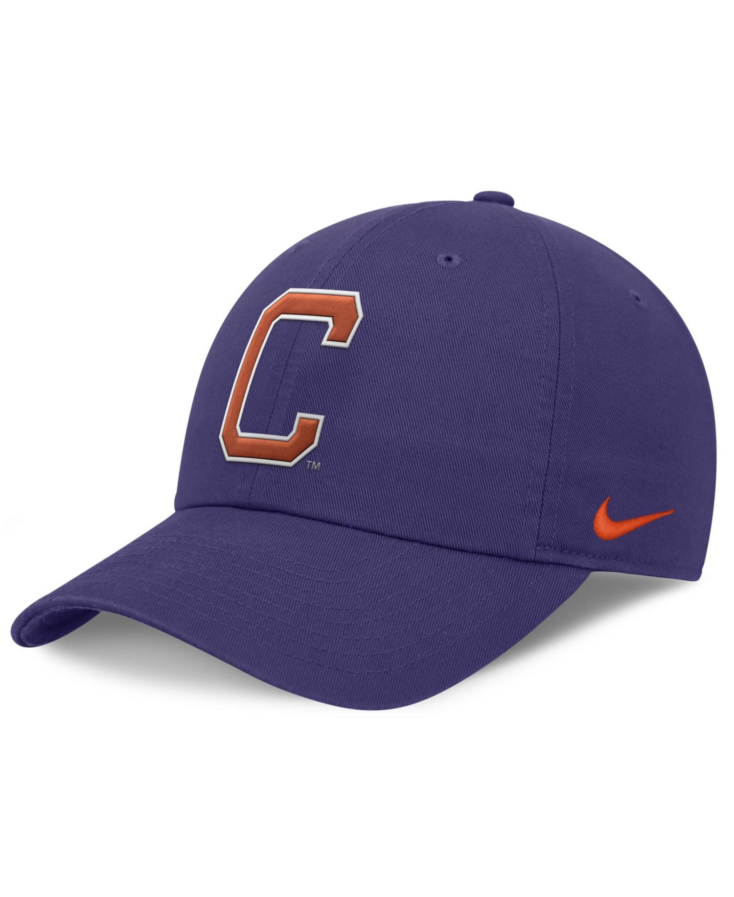 Men's Purple Clemson Tigers Club Dri-FIT Adjustable Hat