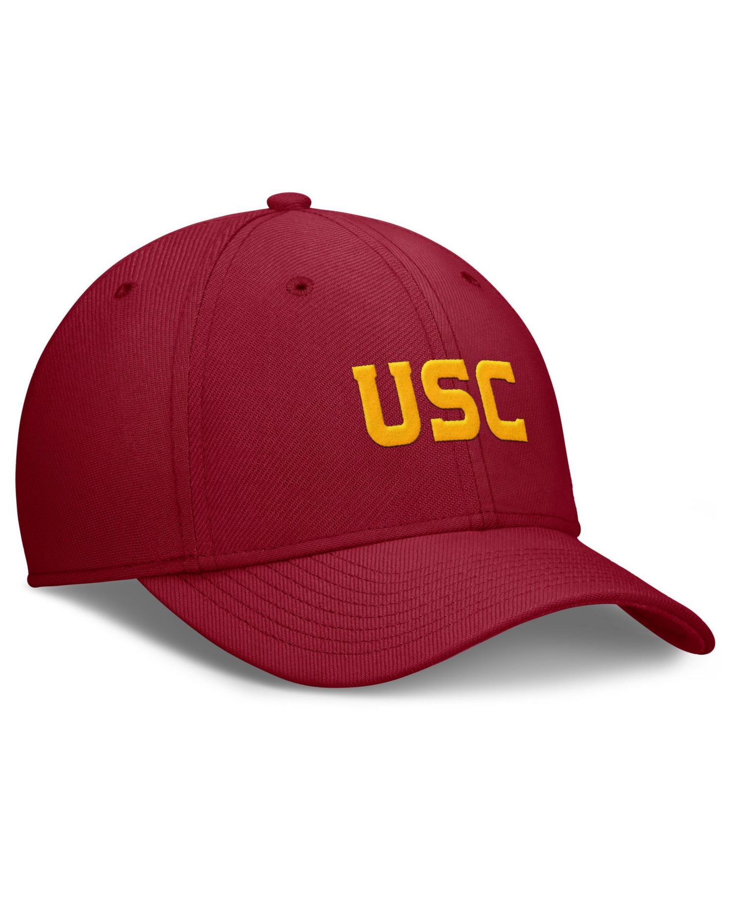 Men's Cardinal USC Trojans Rise SwooshFlex Dri-FIT Hat